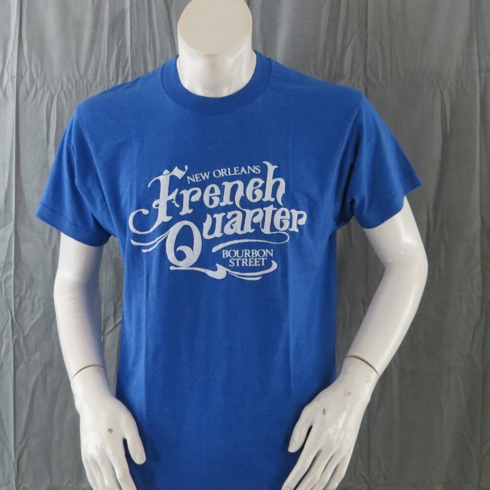 Vintage Graphic T-shirt - New Orleans French Quarter Screen Stars - Men's Large